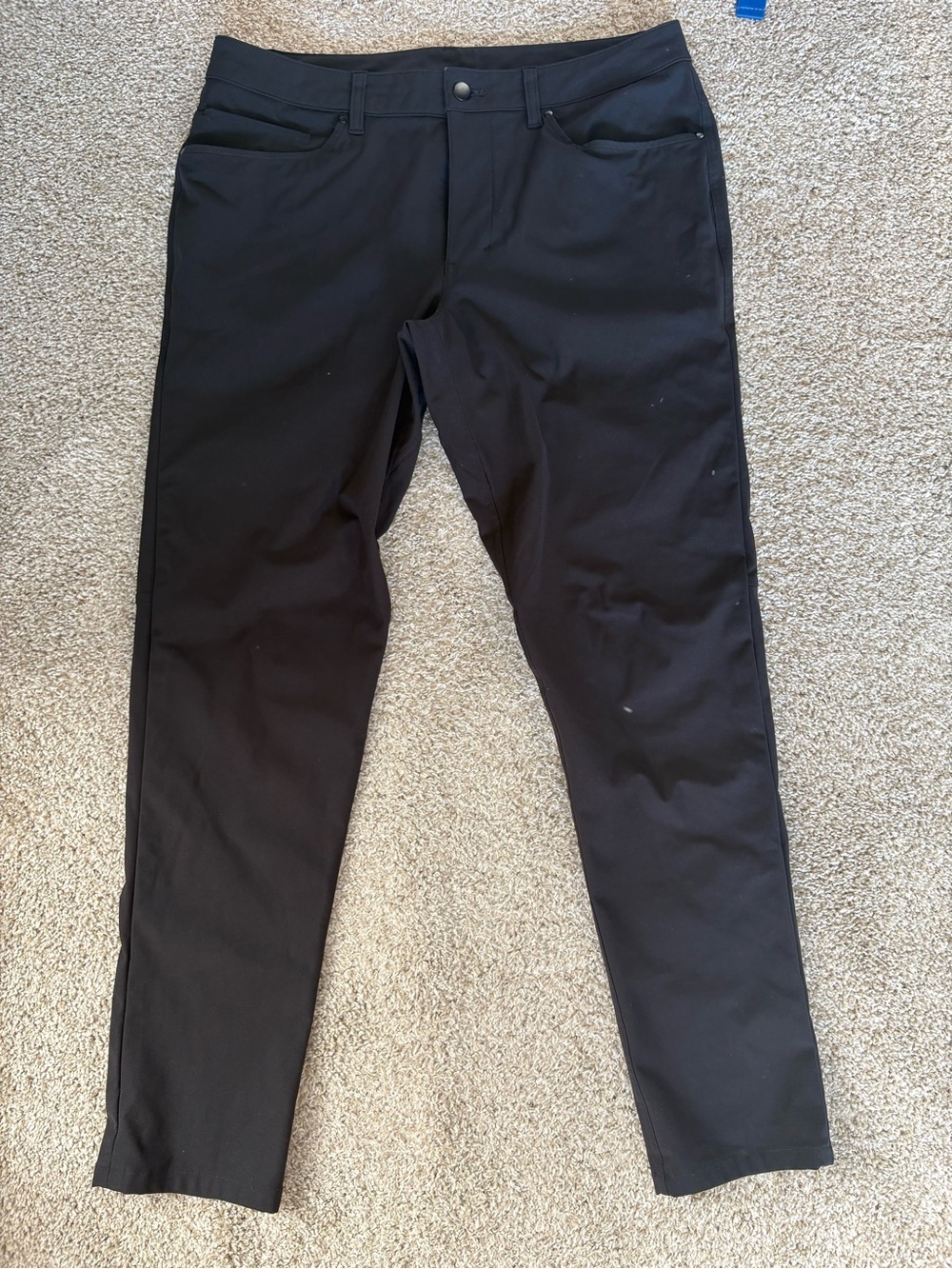 Men's Black Lululemon Performance Stretch Pants